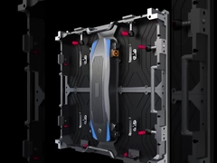 Ambos gabinetes de aluminio para interiores y exteriores aptos para módulos de pantalla LED de 288*288mm