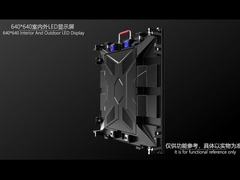 Tanto gabinetes de aluminio para interiores como para exteriores de 640*640*61.5mm aptos para módulos de pantalla LED de 320*160mm
