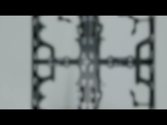 Gabinete de aluminio plateado de 500*500*76.5mm, tanto para interiores como para exteriores