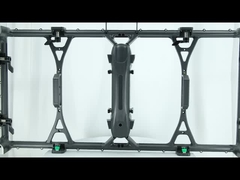 1000*500*69 mm Armoires de aluminio para módulos de visualización LED de p3,91 mm