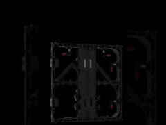 Gabinete de aluminio de 500 mm * 500 mm adecuado para módulo de pantalla LED de 250 mm * 250 mm