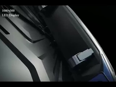 P3.91 Gabinete de aluminio para interiores y exteriores de 1000 mm * 500 mm * 69 mm