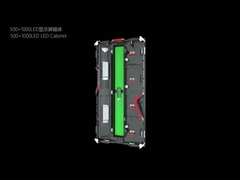Estructura del gabinete de alquiler de LED de 500*1000 mm
