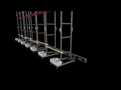 Instalación de la base y el soporte de la pantalla LED de alquiler 4 28s