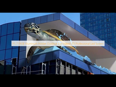 P5.71 RGB Soporte de aluminio Pantalla LED 3D profesional para exteriores a simple vista