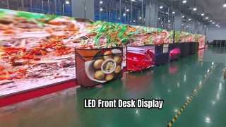 Display de la recepción LED