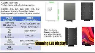 Pantalla LED de recepción para empresas