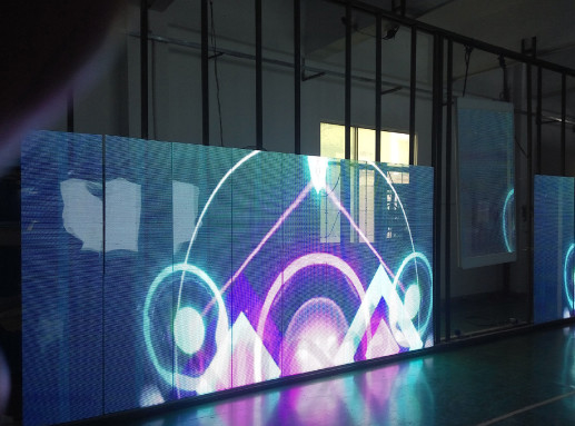 Pantalla LED de vidrio transparente al 75% con larga vida útil