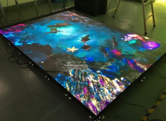 Fácil mantenimiento ODM Fiesta de bodas Baile de piso de la pantalla LED alquiler 3840Hz para el mosaico de escenario