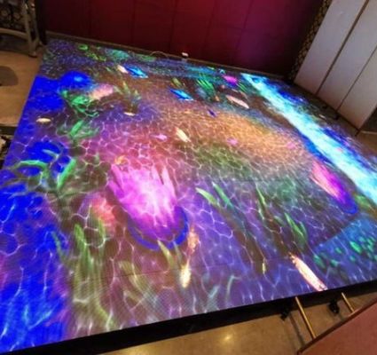 Paneles de pista de baile LED que ahorran energía para conciertos Novastar de 14 bits