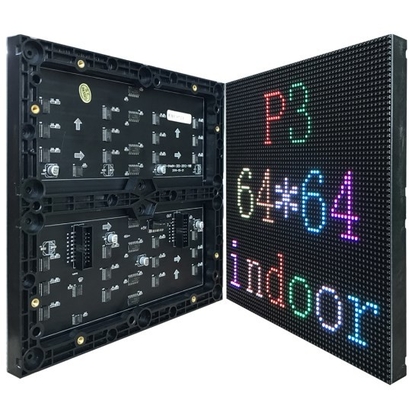 Pantalla interior a todo color de la pantalla LED SMD2121 del módulo de matriz del LED 192x192m m 64x64pixel P3