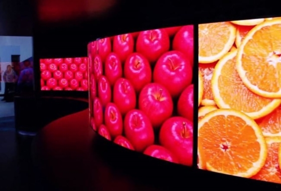 Pantalla plana al aire libre interior de alquiler de la pantalla LED P3.91 HD LED del gabinete de aluminio