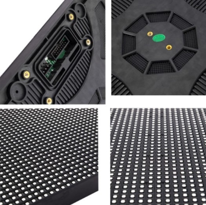 P3.91mm interior al aire libre curvó brillo de la prenda impermeable IP65 de la pantalla LED alto