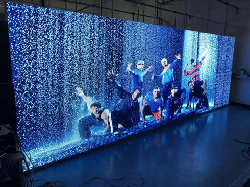 El panel de pared video de la pantalla del contexto de la etapa de P3.91 HD LED 3.91m m interiores