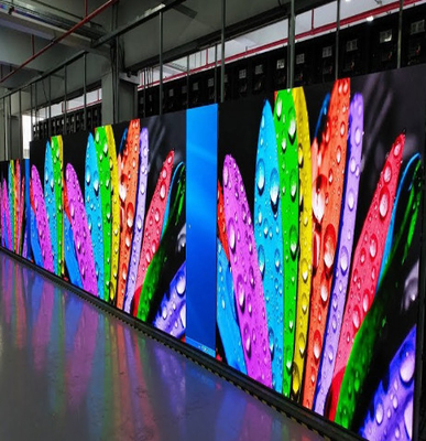 El panel de pared video de la pantalla del contexto de la etapa de P3.91 HD LED 3.91m m interiores