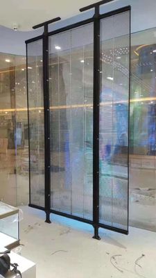 Pantalla LED de vidrio transparente de alta transparencia con amplio ángulo de visión y bajo consumo de energía para uso interior y exterior