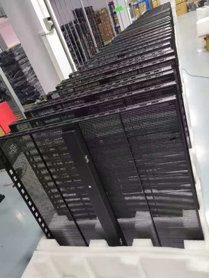 Ángulo de visión amplio de la pantalla LED de cristal transparente de alta resolución ligera