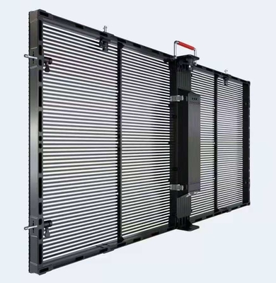 Ángulo de visión amplio de la pantalla LED de cristal transparente de alta resolución ligera