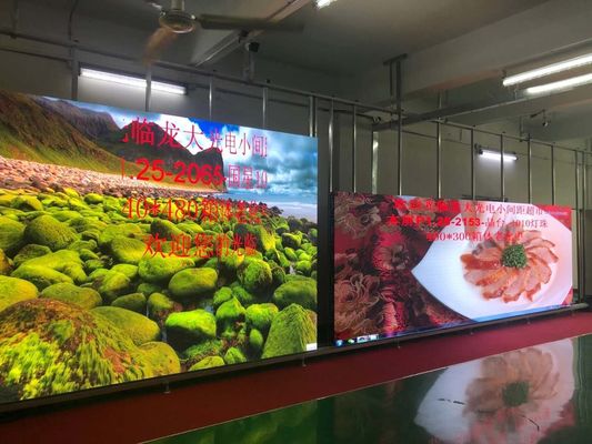 1.25mm Alto brillo Pequeños píxeles de pantalla LED Max. 800W/m2 para pantalla de interior