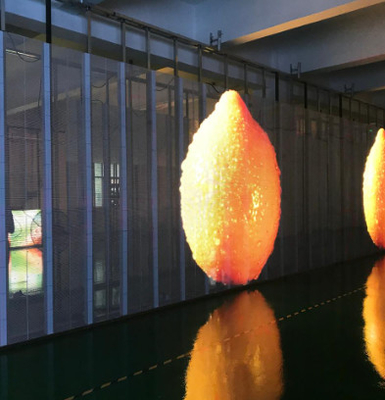 Pantalla LED transparente brillante Visuales de alta definición