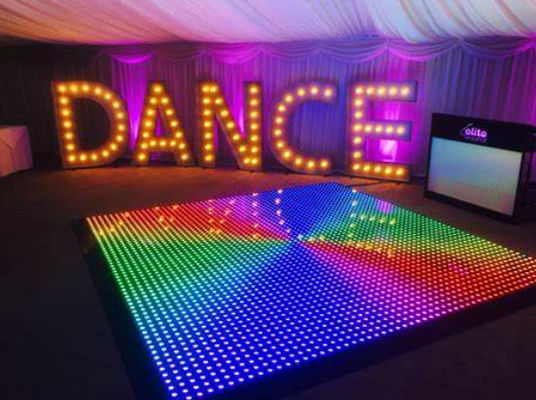 Pantalla LED interactiva duradera para interiores/exteriores con control remoto / control DMX