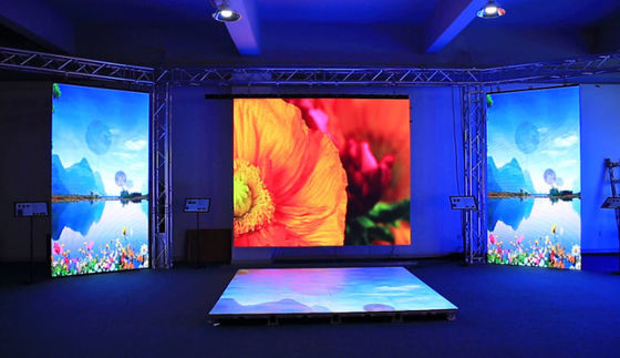 Pantalla LED interactiva duradera para interiores/exteriores con control remoto / control DMX