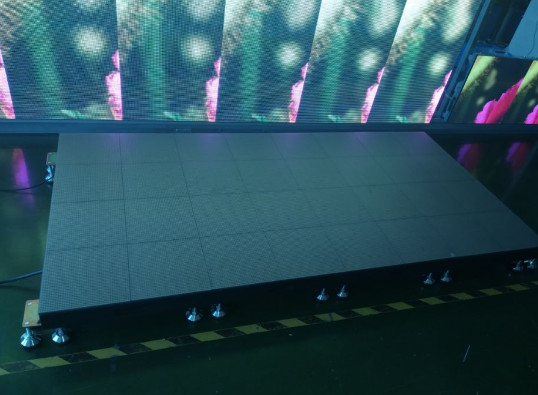 Control DMX LED de pantalla de suelo de azulejos de interior / exterior de alta calidad de aleación de aluminio