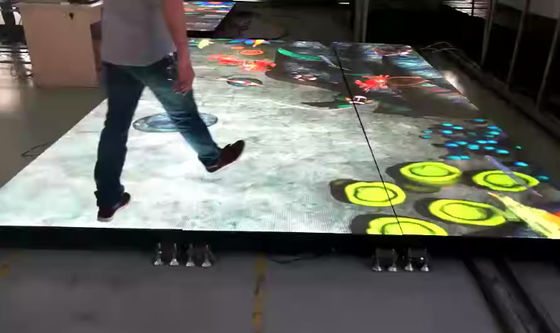 Pista de baile LED de tamaños personalizados IP65 ligera para eventos comerciales