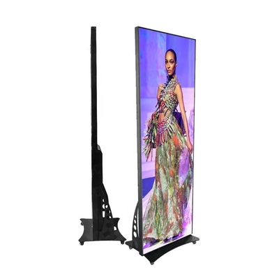 Pantalla LED para publicidad en interiores HD P1.25, reproductor de video para tiendas y salones
