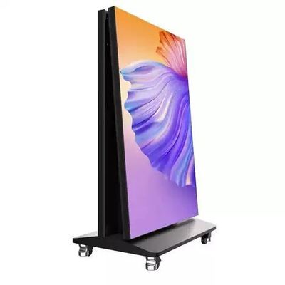 HD Display de pantalla LED plegable y duradero Reproductor publicitario portátil Viedo Paneles de pared P1.25 P1.538 P1.86 P2 P2.5 P3