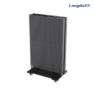 HD Display de pantalla LED plegable y duradero Reproductor publicitario portátil Viedo Paneles de pared P1.25 P1.538 P1.86 P2 P2.5 P3