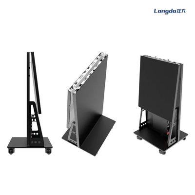 HD Ultra delgado P1.86 Poster LED plegable Pantalla de publicidad Reproductor de video Poster de luz