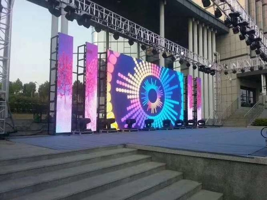 Pared video de SMD del gabinete de alquiler a todo color de la pantalla LED 500X500m m