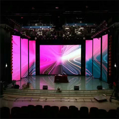 Pantalla de alquiler del LED de la pared de la etapa video al aire libre interior LED de la pantalla P3.91 P4.81