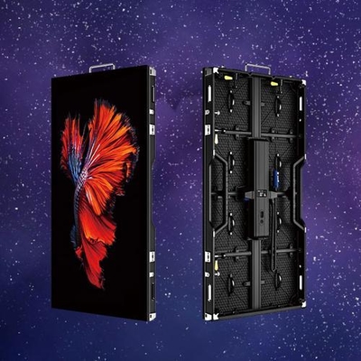 La prenda impermeable al aire libre IP65 de la pantalla LED de alquiler P3.91 llevó la pared video