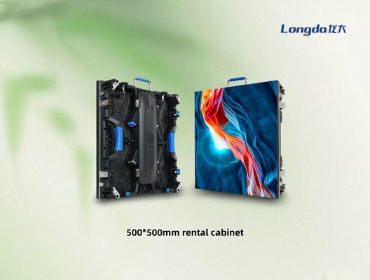 Pantalla LED de alquiler SMD 2020 500x1000m m IP65 de la pantalla comercial del concierto