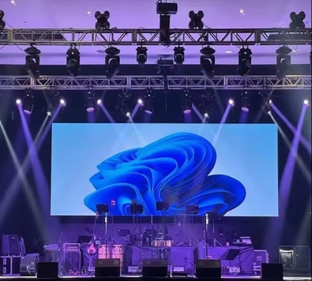 100000 horas de la vida útil LED de la pared video de temperatura de color de alquiler 6500K