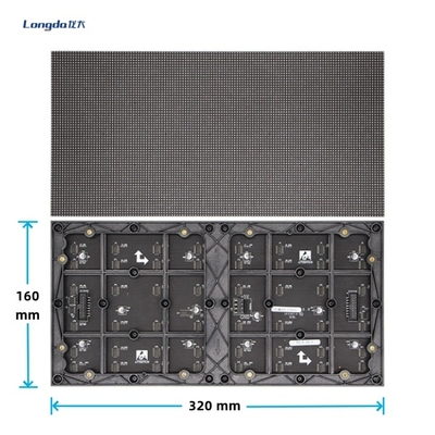 32 * 16cm animación pequeña pantalla LED de píxeles ODM 640 * 480mm gabinete