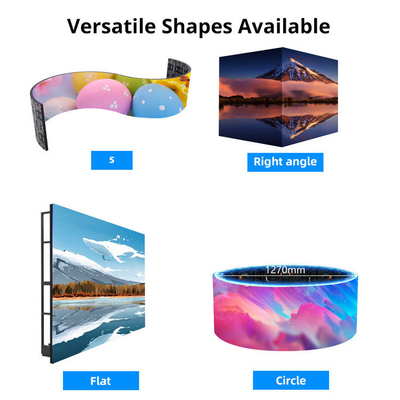 32 * 16cm animación pequeña pantalla LED de píxeles ODM 640 * 480mm gabinete