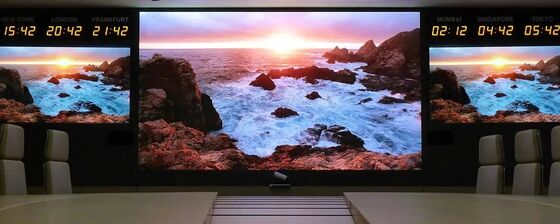 Gabinete LED ultradelgado de 22,5 mm de grosor, ligero, de alta resolución para sala de reuniones