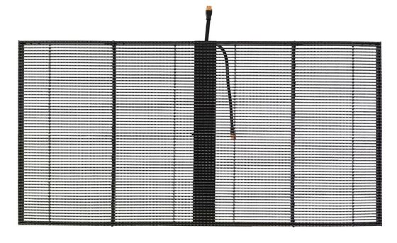 Longda 3840Hz Tasa de actualización 5000cd/m2 Brillo 1R1G1B Composición LED Pantalla LED de vidrio transparente para alquiler o instalación fija
