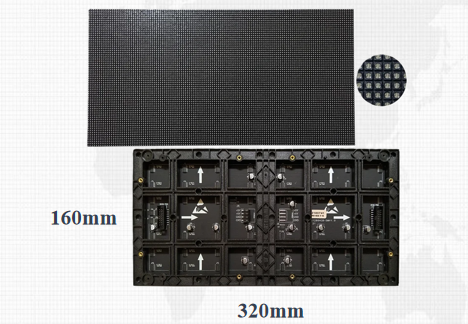Pantalla LED a todo color para interiores P2.5 HD 320*160mm 1R1G1B alta tasa de refresco
