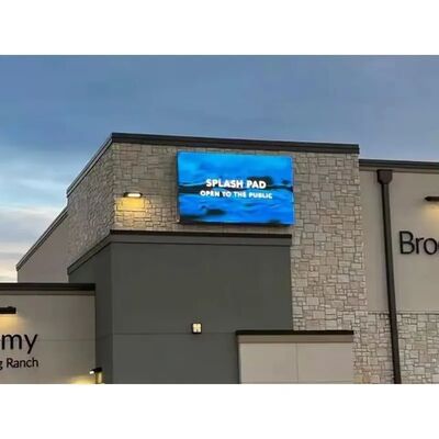 Exterior de alta luminosidad a prueba de agua fijación de instalación de pantalla LED para pared