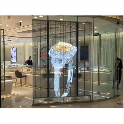 la alta transparencia de 5.6m m llevó la exploración 63775dots/M2 de la exhibición 11 de la ventana de la tienda