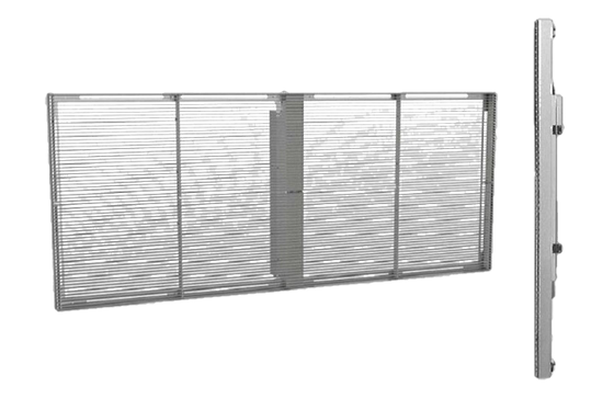 Pantalla LED interactiva creativa transparente ISO14001 ODM para centros comerciales