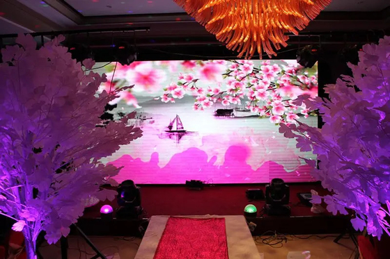 la etapa de 4500cd AC90V llevó distancia de visión de la boda los 80m del contexto de la pantalla
