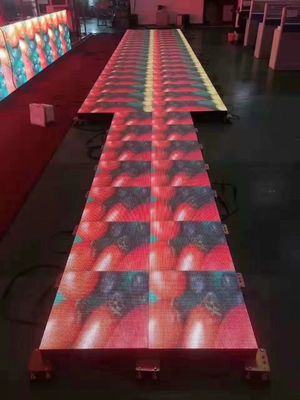 Fácil mantenimiento ODM Fiesta de bodas Baile de piso de la pantalla LED alquiler 3840Hz para el mosaico de escenario