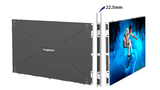 Display LED todo en uno HD P1. 87 con ultra delgado 22. 5mm Display Led Cabinet Pared