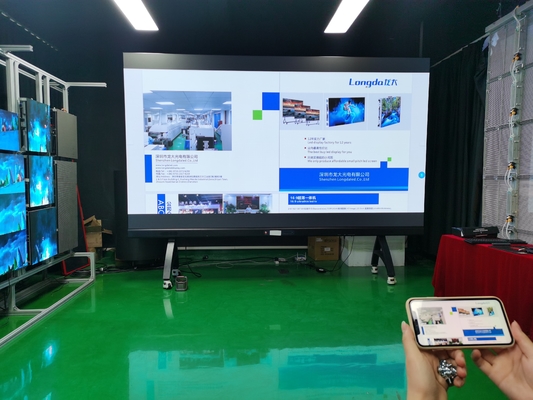 P1.56 la FCC Smart llevó la sala de reunión de la pantalla de visualización 300 a 500nit