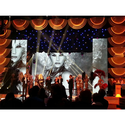El concierto grande del alto brillo llevó la pantalla 500*500m m 65410 pixeles 1/16 exploración